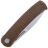 Нож CIVIVI Cetos сталь 14C28N рукоять Brown Micarta/Steel (C21025B-1)