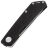 Нож Real Steel Luna Phantom Flipper Liner Lock satin сталь D2 рукоять Black G10 (7007BS)