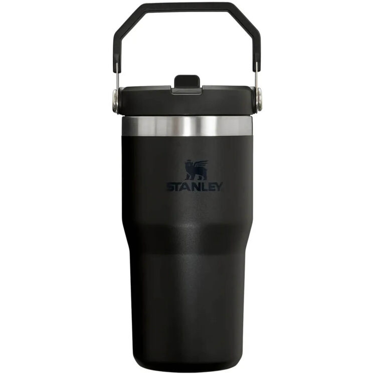 Термостакан Stanley GO IceFlow с трубочкой 0,591л черный (10-09994-287)