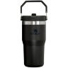 Термостакан Stanley GO IceFlow с трубочкой 0,591л черный (10-09994-287)