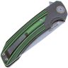 Нож Maxace Goliath 2.0 cталь K110 stonewash рукоять Black-Green G10/Ti