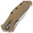 Нож ZT 0308 сталь CPM-20CV Stonewash рукоять Ti/Coyote G10