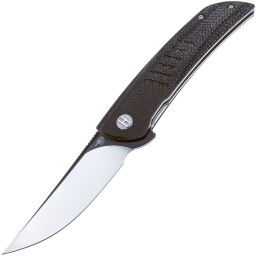 Нож Bestech Swift Blackwash/Satin сталь D2 рукоять Black Canvas Micarta (BG30B-2)