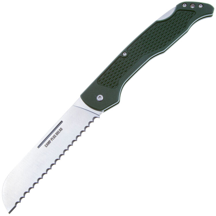 Нож Ontario Camp Plus Bread Knife сталь AUS-8 рукоять Green GFN (4310)