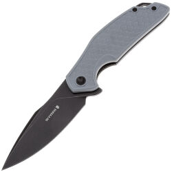 Нож Mr.Blade Wyvern blackwash сталь AUS-8 рукоять Grey FRN