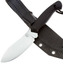 Нож 7 Ножей Нессмук Гибрид конвекс сталь N690 рукоять Black G10