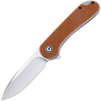 Нож CIVIVI Elementum сталь D2 рукоять Brown Micarta (C907M)