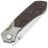Нож Remette Meteor сталь M390 рукоять Sandblast Ti/Copper Foil CF (RTPT-D)