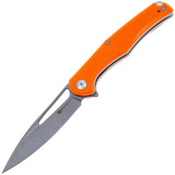 Нож Sencut Citius stonewash сталь 9Cr18MoV рукоять Orange G10 (SA01C)