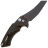 Нож Hogue X5 Wharncliffe black сталь CPM-154 рукоять Black Alu/Black G-Mascus (34569)