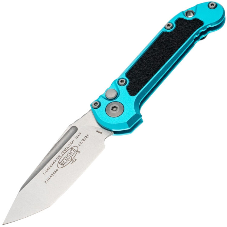 Нож Microtech LUDT Gen III T/E stonewash сталь M390MK рукоять Turquoise Aluminum (1136-10TQ)