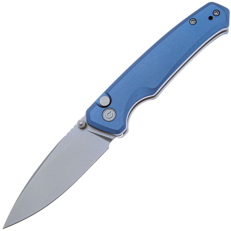 Нож CIVIVI Altus stonewash сталь Nitro-V рукоять Blue Aluminium (C20076-6)