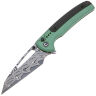 Нож CIVIVI Sentinel Strike сталь Damascus рукоять Green Aluminium/Black FRN (C22025B-DS1)