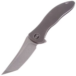 Нож We Knife Synergy 2 Stonewash Tanto сталь M390 рукоять Gray Ti (912C)