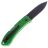 Нож Ka-Bar Dozier Folding Hunter сталь AUS-8 Black рукоять Green Zytel (4062KG)