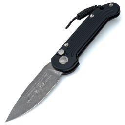 Нож Microtech LUDT Apocalyptic сталь M390 рукоять Black Aluminum (135-10AP)