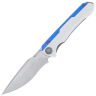 Нож Maxace Kestrel cталь M390 рукоять White G10/Blue Aluminium