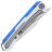Нож Maxace Kestrel cталь M390 рукоять White G10/Blue Aluminium
