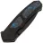 Нож WE Knife Corwyn blackwash сталь M390 рукоять Black Titanium/Black & Blue CF (WE24088-1)