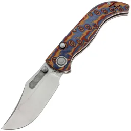 Нож Vosteed Naga stonewash сталь S35VN рукоять Copper Raindrop Micarta