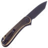 Нож CIVIVI Elementum Tanto Blackwash сталь D2 рукоять Rubbed Brass (C907T-A)