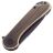 Нож CIVIVI Elementum Tanto Blackwash сталь D2 рукоять Rubbed Brass (C907T-A)