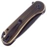 Нож CIVIVI Elementum Tanto Blackwash сталь D2 рукоять Rubbed Brass (C907T-A)