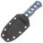 Нож QSP Canary сталь Laminated Damascus рукоять Black-White-Blue CF (QS141-I)