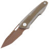 Нож Real Steel Bullet сталь S35VN рукоять Grey Ti/Coyote G10 (5221C)