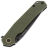 Нож Ruike P801-G blackwash сталь 14C28N рукоять сталь/Green G10