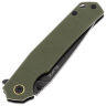 Нож Ruike P801-G blackwash сталь 14C28N рукоять сталь/Green G10