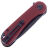 Нож CIVIVI Elementum blackwash сталь D2 рукоять Burgundy G10 (C907A-1)