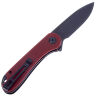 Нож CIVIVI Elementum blackwash сталь D2 рукоять Burgundy G10 (C907A-1)