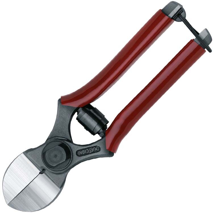 Кусачки садовые Due Cigni cталь SK-5 рукоять Red Steel (2C 380/20)