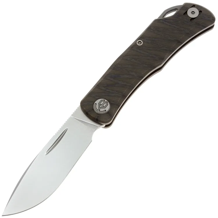 Нож KB Knives El Dorado beadblast сталь M390 рукоять Flamed Titanium