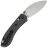 Нож Vosteed Mini Nightshade orange thumb stud stonewash сталь S35VN рукоять Carbon Fiber