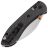 Нож Vosteed Mini Nightshade orange thumb stud stonewash сталь S35VN рукоять Carbon Fiber