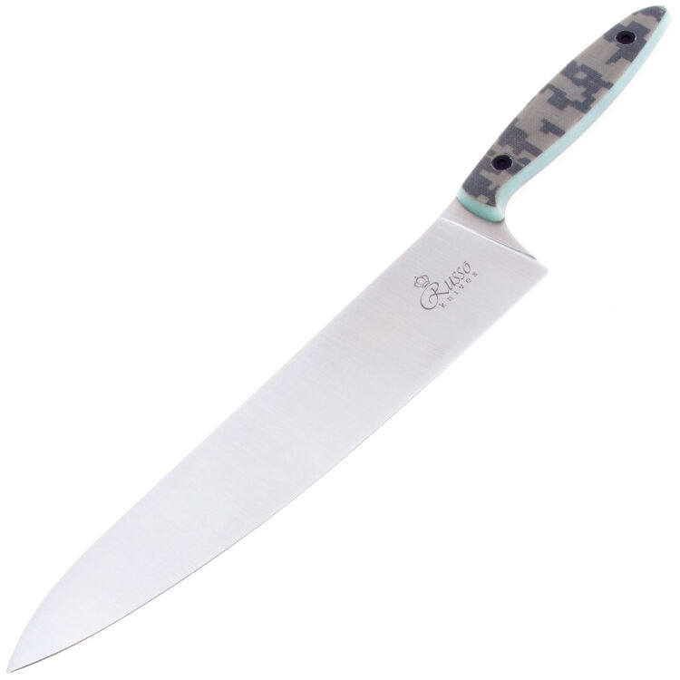 Нож кухонный Kizlyar Supreme Alexander Pro Large сталь N690 Satin рукоять G10