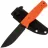 Нож HOT Knife Hoot black сталь D2 рукоять Orange G10