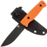Нож HOT Knife Hoot black сталь D2 рукоять Orange G10