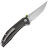 Нож Kansept Baku stonewash сталь S35VN рукоять Blackwash Ti/Green Carbon Fiber
