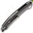 Нож Kansept Baku stonewash сталь S35VN рукоять Blackwash Ti/Green Carbon Fiber