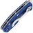 Нож Spyderco Ambitious Serrated LTW сталь S35VN рукоять Blue FRN (C148SBL)