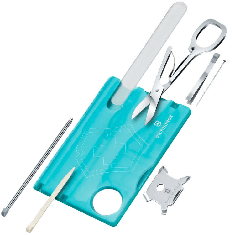 Швейцарская карточка Victorinox Swiss Card Nailcare Blue (0.7240.T21)