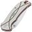 Нож Sencut Hyrax satin сталь 9Cr18MoV рукоять Ivory/Red G10 (S23097-3)