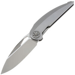 Нож Rike Knife Tissot 2 сталь M390 рукоять Grey Titanium