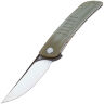 Нож Bestech Swift Blackwash/Satin сталь D2 рукоять Green Canvas Micarta (BG30A-2)