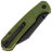 Нож CJRB Pyrite Light black PVD сталь AR-RPM9 рукоять Green FRN (J1945-BGN)