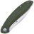 Нож Sencut San Angelo Satin сталь 9Cr18MoV рукоять Green Micarta (S21003-3)
