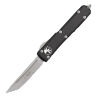 Нож Microtech Ultratech T/E PS Stonewash сталь M390 рукоять Black Aluminum (123-11)